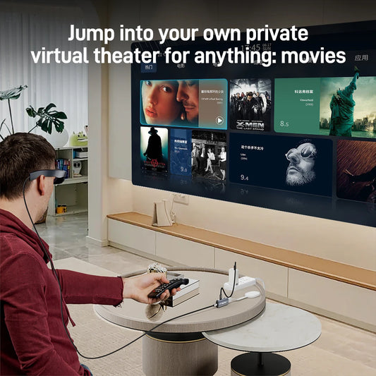 HDMI to Type C Converter 4K60HZ HDMI to USB C Adapter Compatible with RayNeo, XREAL Air, Rokid Air, Switch Base, Steam Deck Base